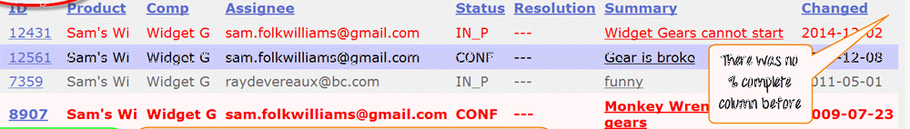 Add or Remove a Column to Default Search Screen