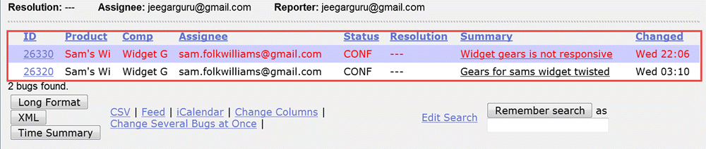 Saved Searches Preference