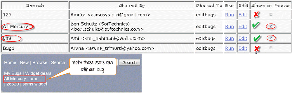 Saved Searches Preference