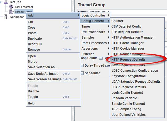 Setting the HTTP Proxy server