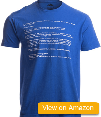 Blue Screen of Death Unisex T-shirt