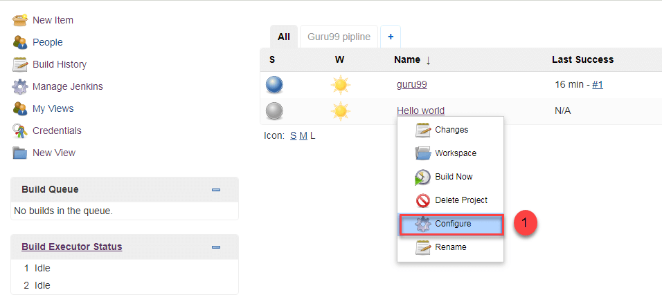 Running a Pipeline build