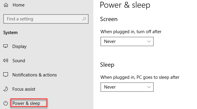Check Your Power Plan