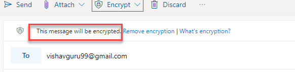 Encrypt Emails in Outlook