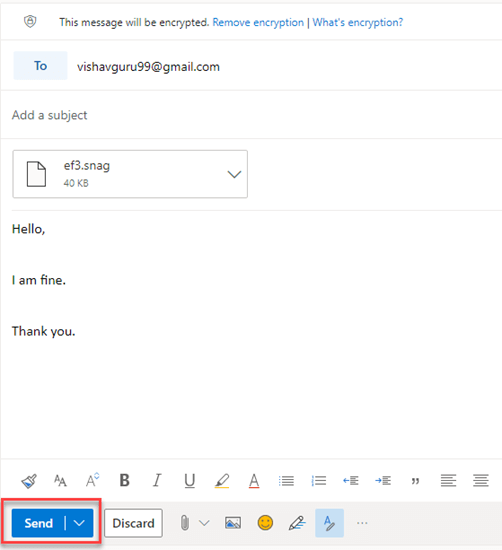 Encrypt Emails in Outlook