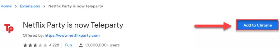 use Netflix TeleParty