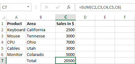 Excel Formula Interview Questions