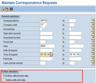Correspondence Printing