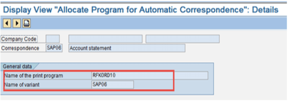 Correspondence Configuration