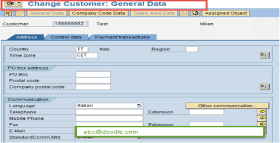 Correspondence Via Email