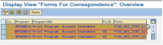 Correspondence Configuration