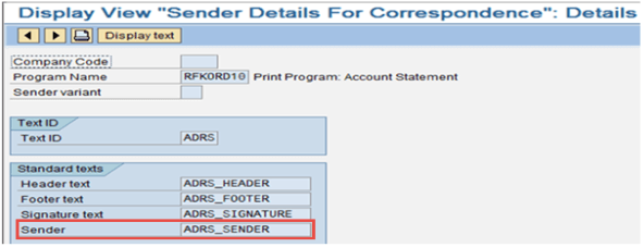 Correspondence Configuration