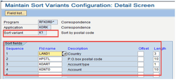 Correspondence Configuration