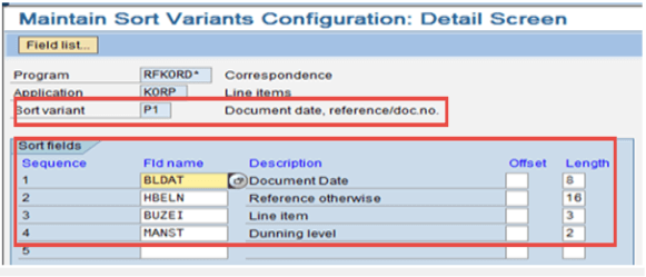 Correspondence Configuration