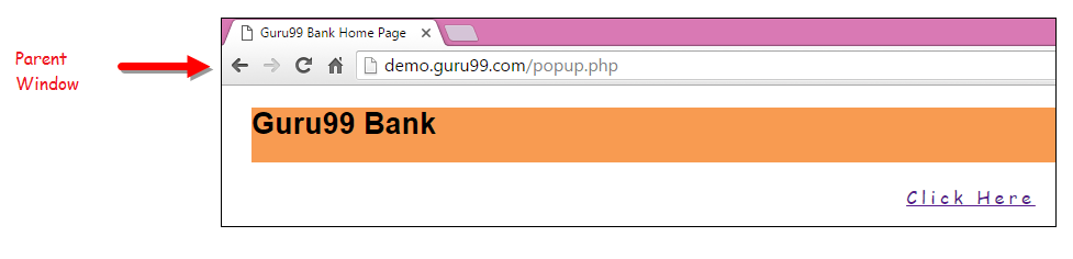 Handle Pop-up Window Using Selenium Webdriver