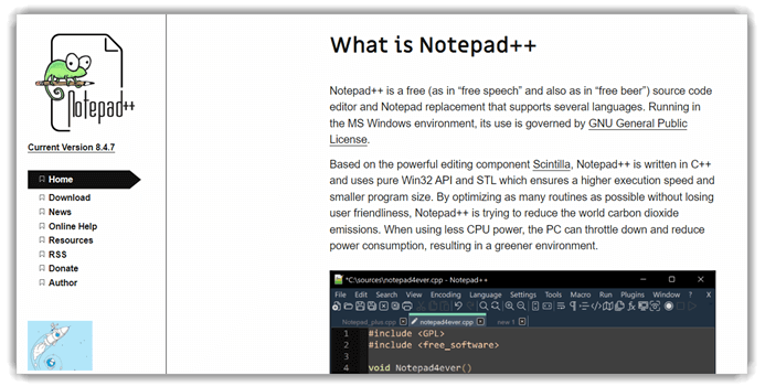 Notepad++