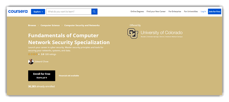 Fundamentals of Computer Network Security