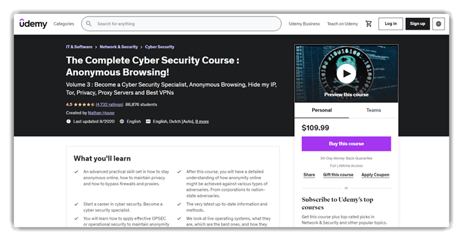 he Complete Cyber Security Course: Anonymous Browsing