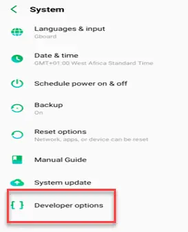 Use the toggle bar Turn Off Developer Mode