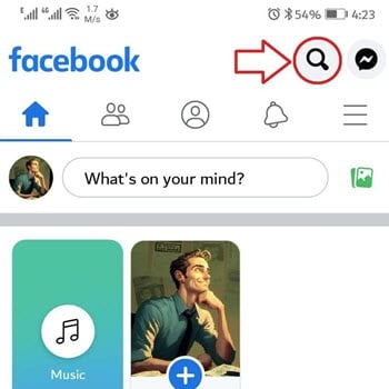 Find Facebook Groups Link using Computer
