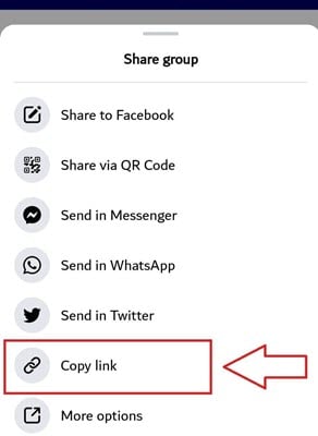 Find Facebook Groups Link using Computer