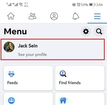 Locate the Facebook Profile URL On Mobile App