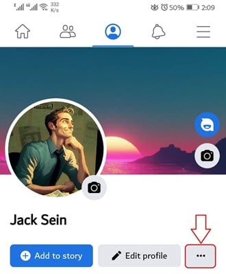 Locate the Facebook Profile URL On Mobile App