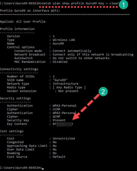 Find Your WiFi Password Using CMD or PowerShell
