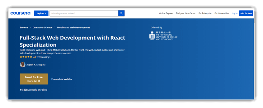 IBM Full Stack Software Developer