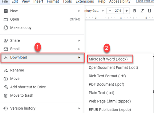 PDF to Word Using Google Docs