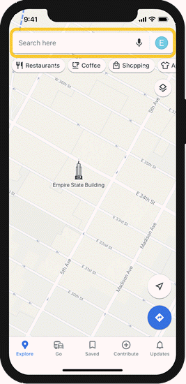 How to manually drop a pin on Google Maps