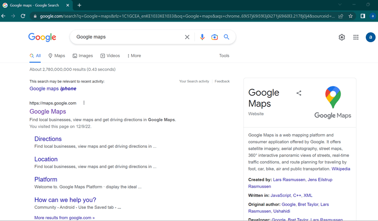 How to manually drop a pin on Google Maps