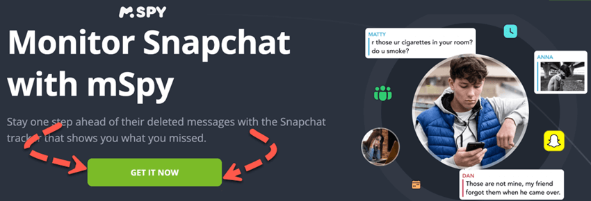 Read Snapchat Messages Secretly using mSpy