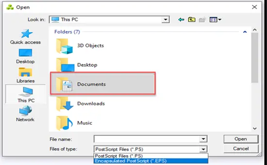 How to Open EPS File on Windows