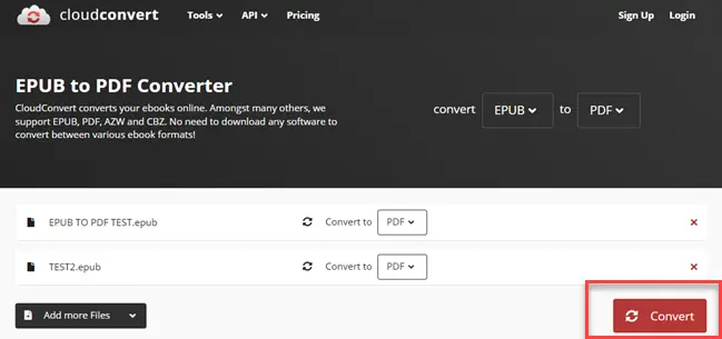 How to Convert epub