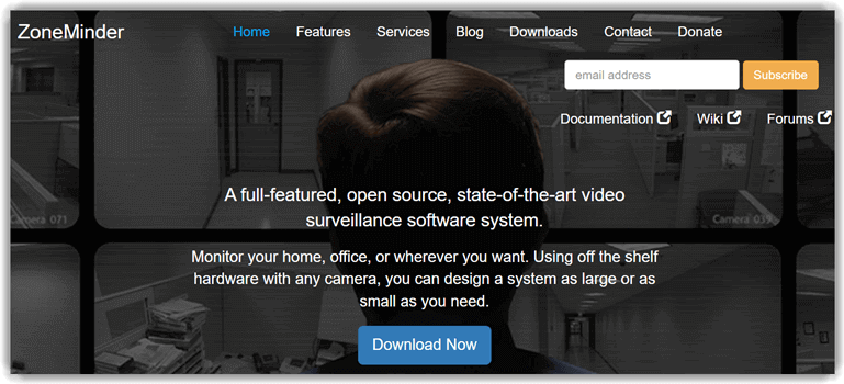 ZoneMinder surveillance software