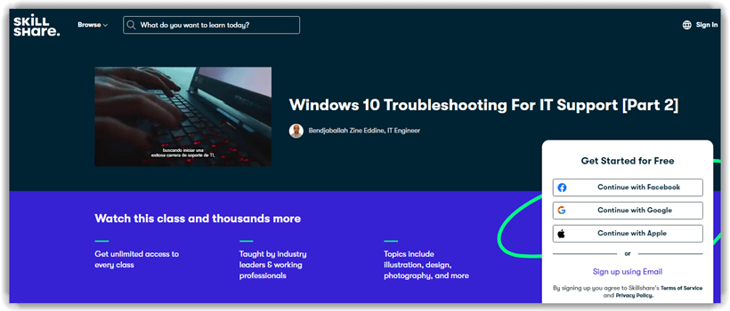 Windows 10 Troubleshooting For IT Support