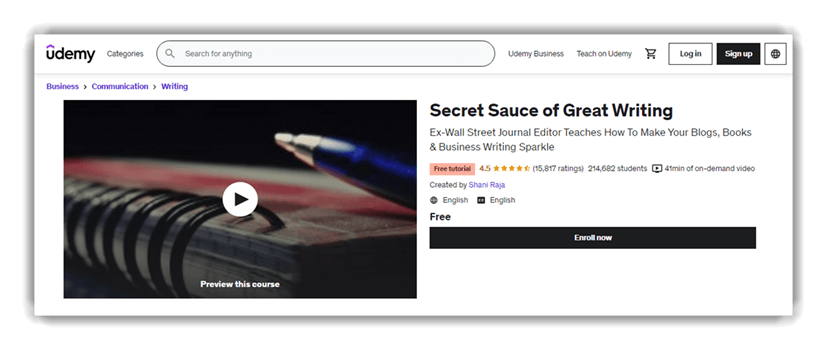 Secret Sauce of Great Writing