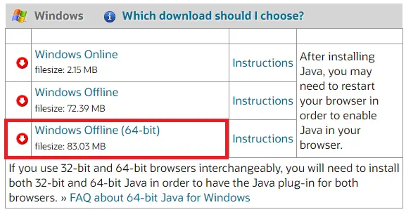 Install and Run Java Runtime Environment (JRE)