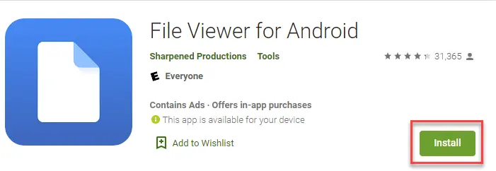 dat file in an Android device