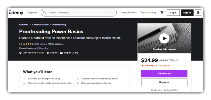 Proofreading Power Basics