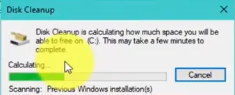 Clear Temporary Internet Files Cache Using Disk CleanUp