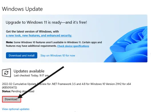 Update Operating System