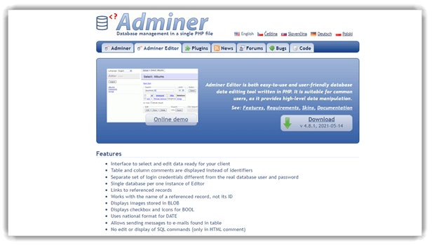 Adminer