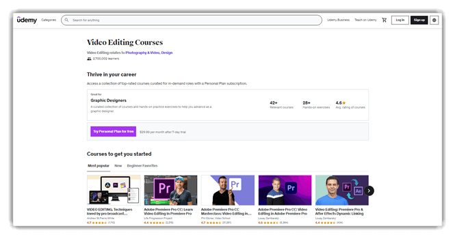Video Editing Courses