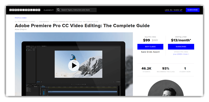 Adobe Premiere Pro CC Video Editing