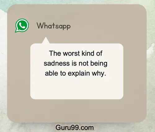 Sad WhatsApp Status