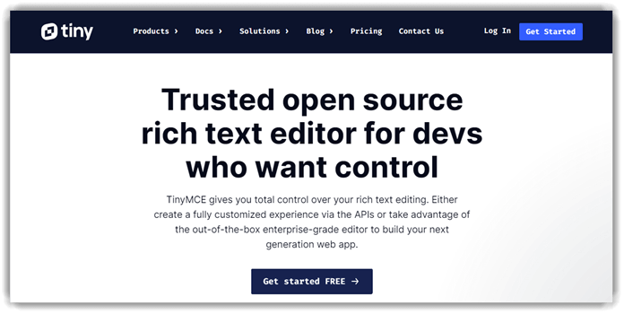 TinyMCE