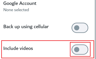 Backup With Google Drive on Android