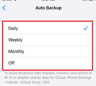 Backup With iCloud On IOS Devices